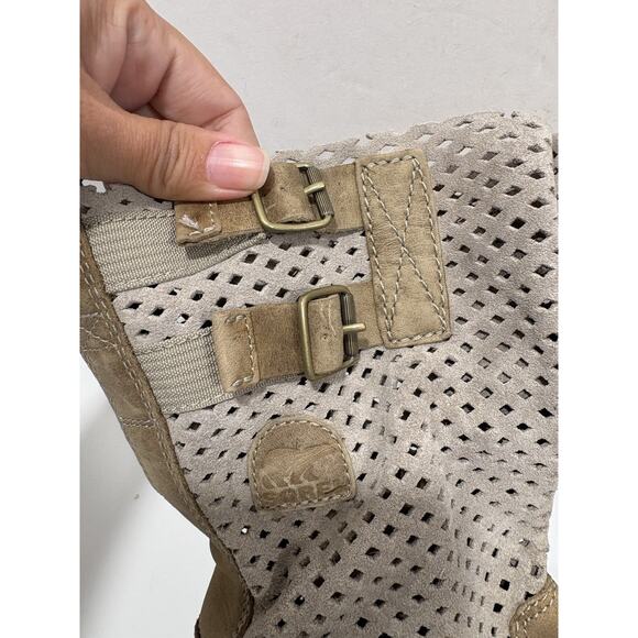 Sorel Sage Womens Size 6 37 Perf Leather Mid Calf Pull On Boots NL2167-977 - Picture 5 of 11